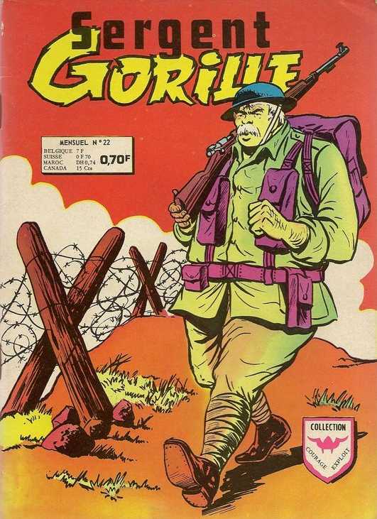 Scan de la Couverture Sergent Gorille n 22